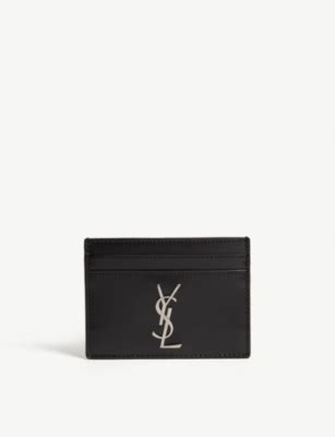 saint laurent card holder selfridges.